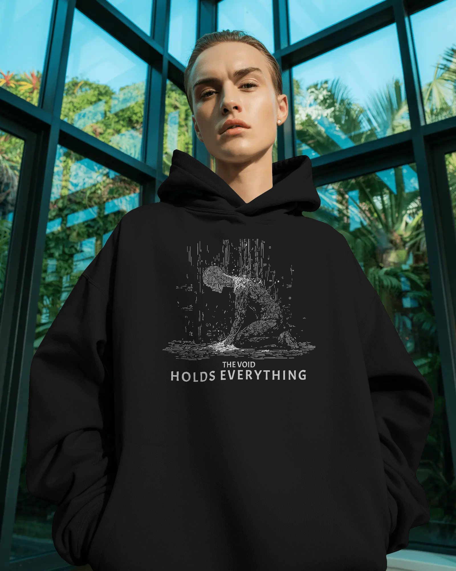 The Void Holds Everything - Unisex Premium Pullover Hoodie
