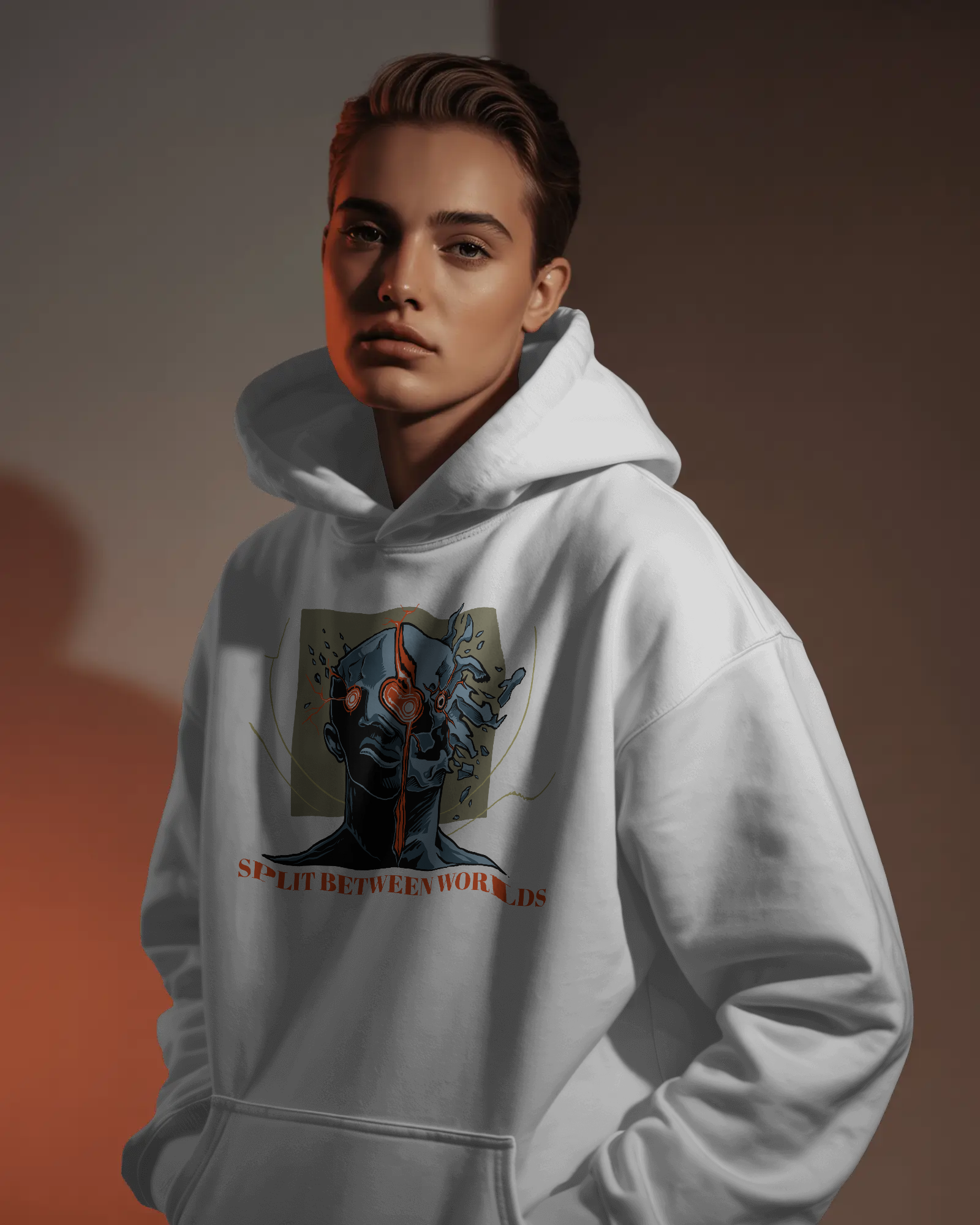 Split Between Worlds -  Unisex Premium Pullover Hoodie