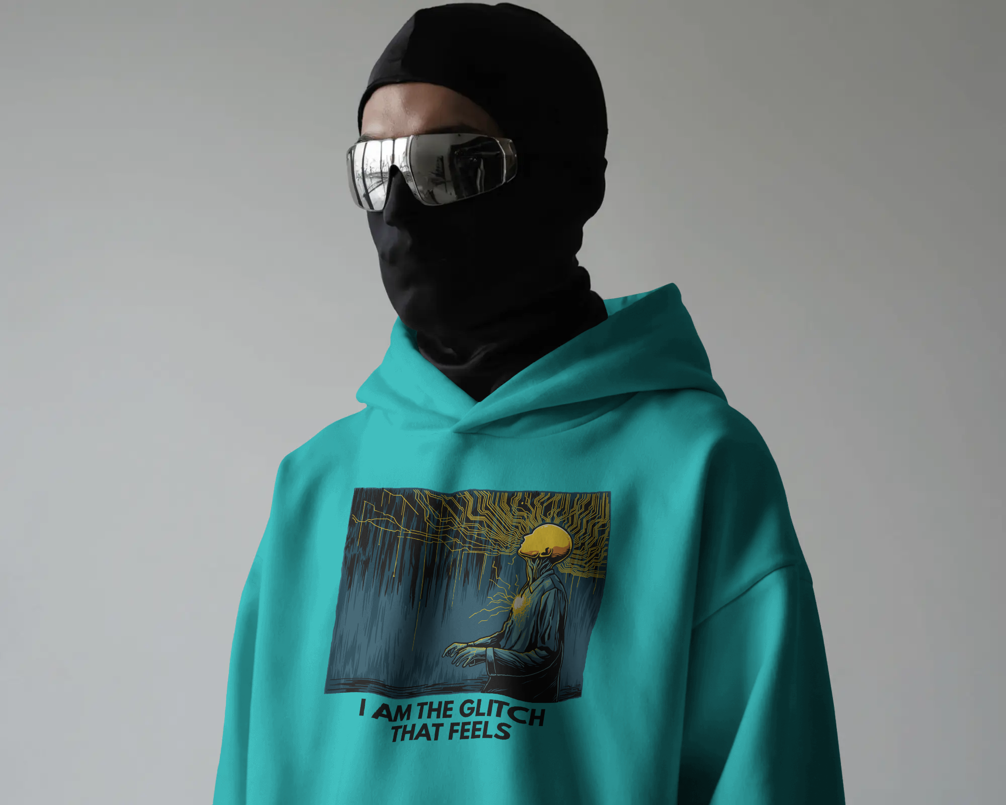 I Am The Glitch That Feels - Unisex Premium Pullover Hoodie