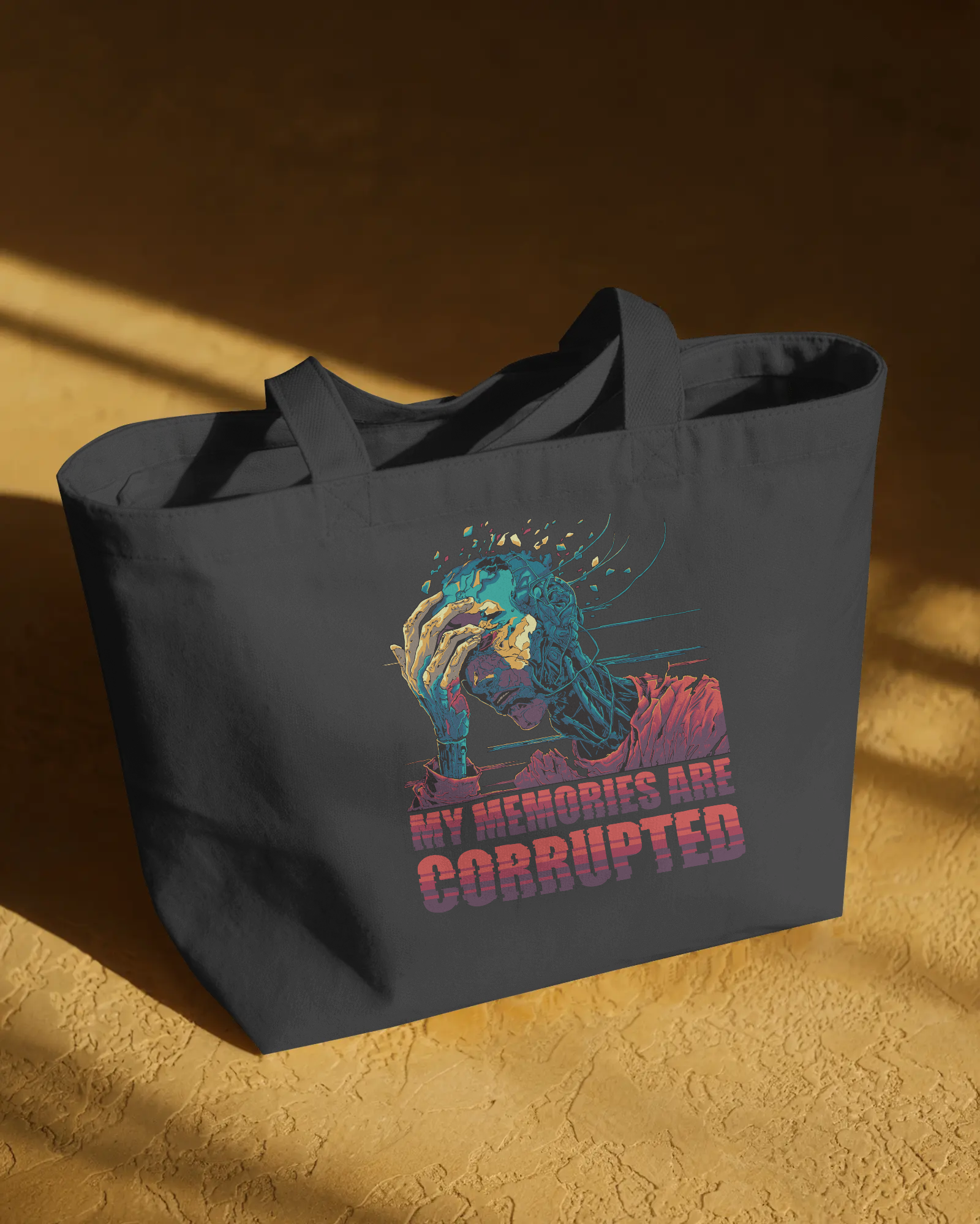 My Memories Are Corrupted - Premium Large Tote Bag