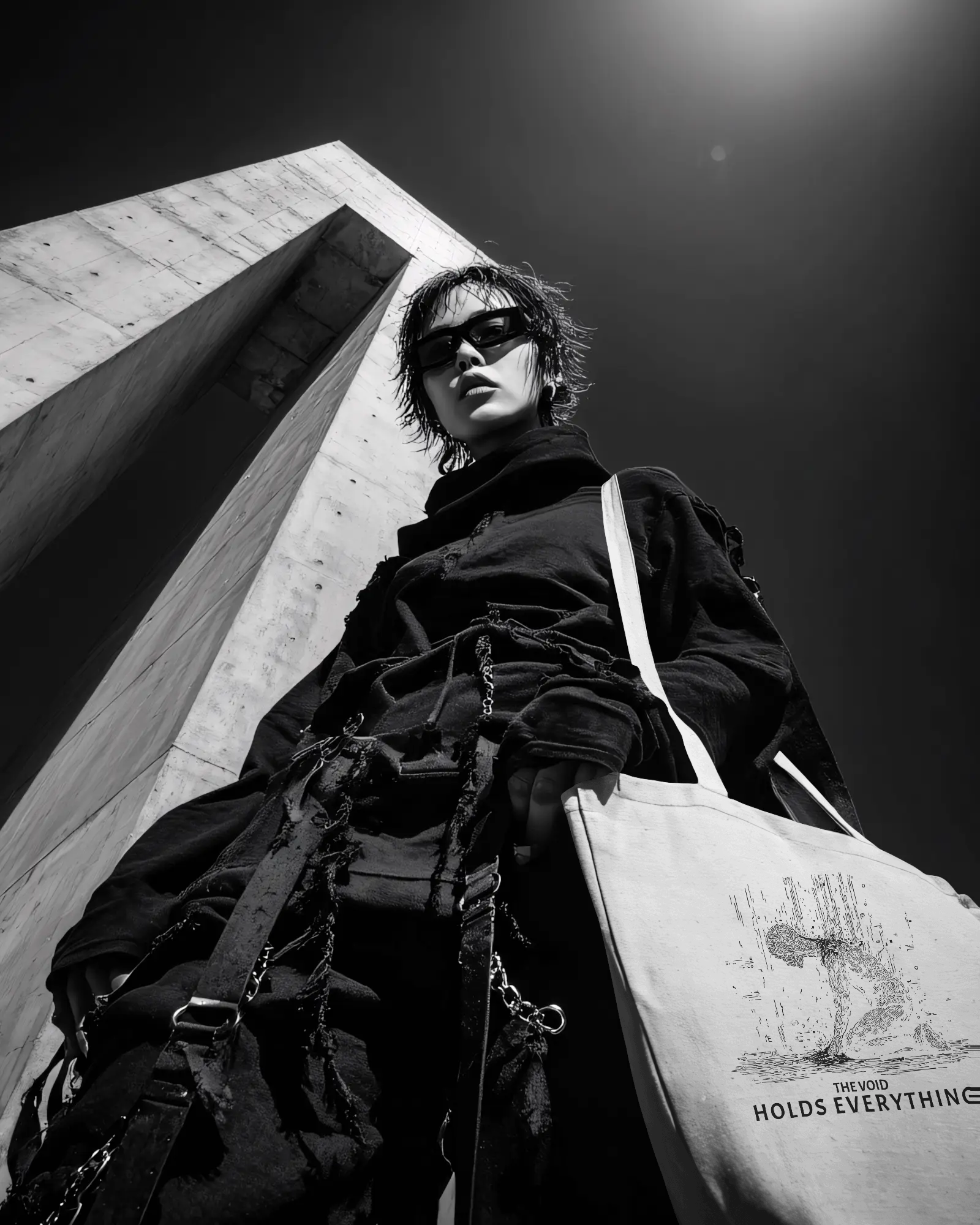 The Void Holds Everything - Premium Tote Bag