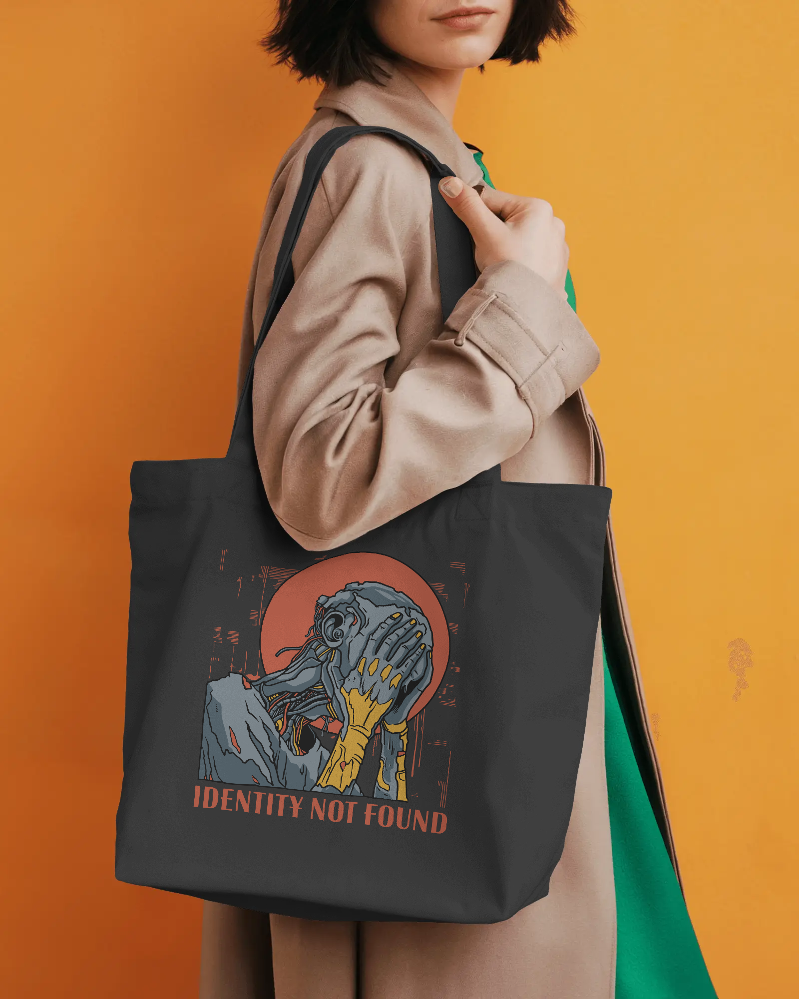 Identity Not Found - Premium Large Tote Bag